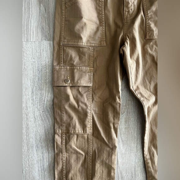 Madewell Women’s The Garment-Dyed '90s Straight Cargo Pant Sand Dune - Size 25 - Picture 4 of 9